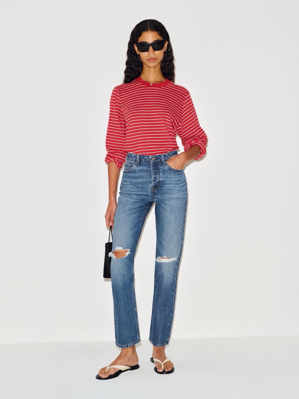 Reformation Julia High Rise Cigarette Jeans Sonoma 26